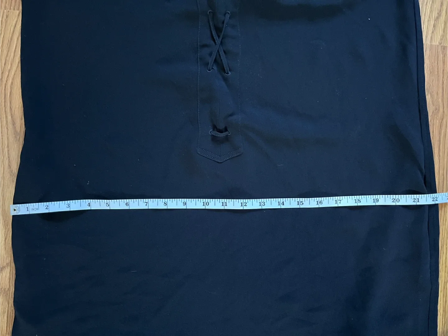 Theory women’s 12 mini shirt dress, long sleeve lace up, black image indicator(7)