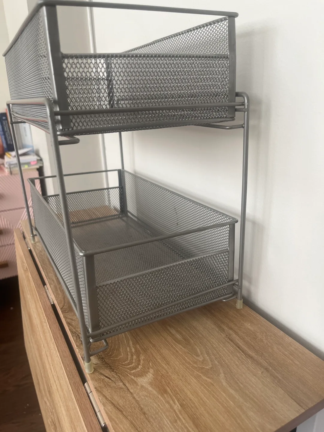 Metal Mesh 2-Tier Organizer image indicator(3)