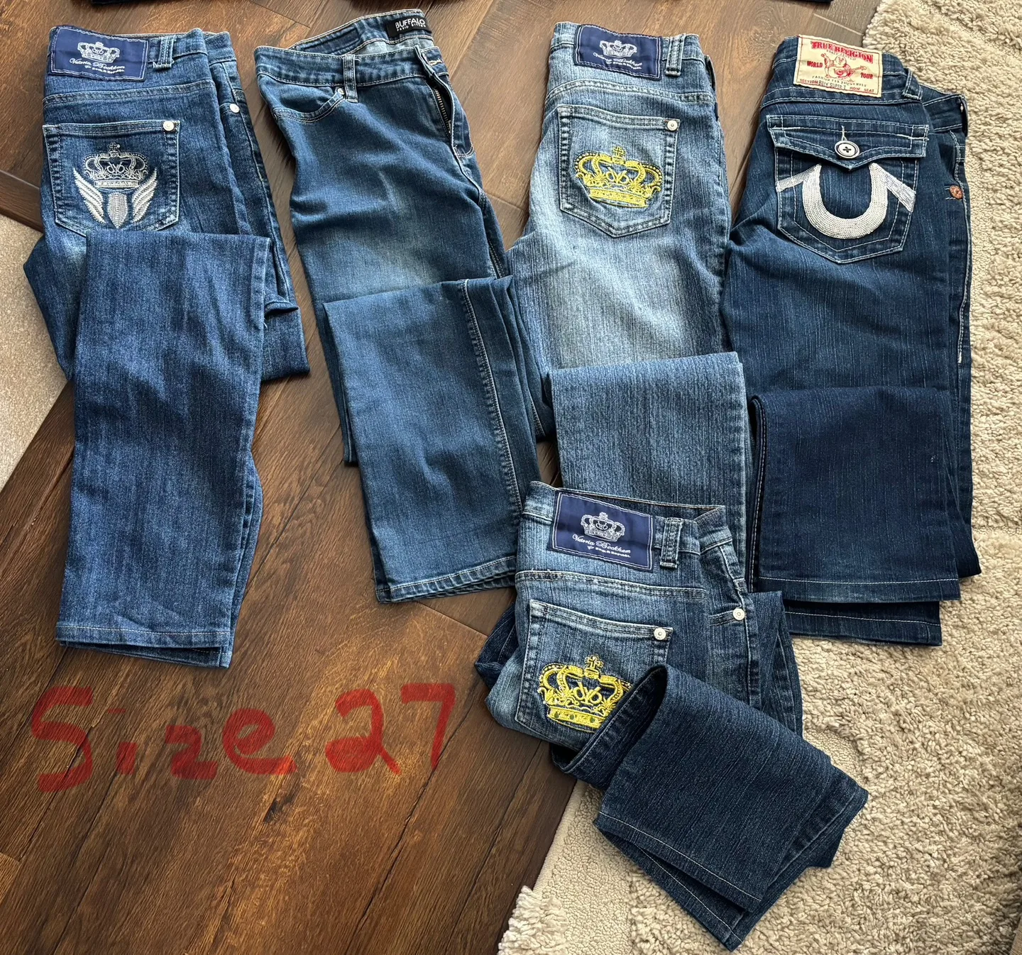 Mixed Lot Designer Jeans Size 27/28 image indicator(2)