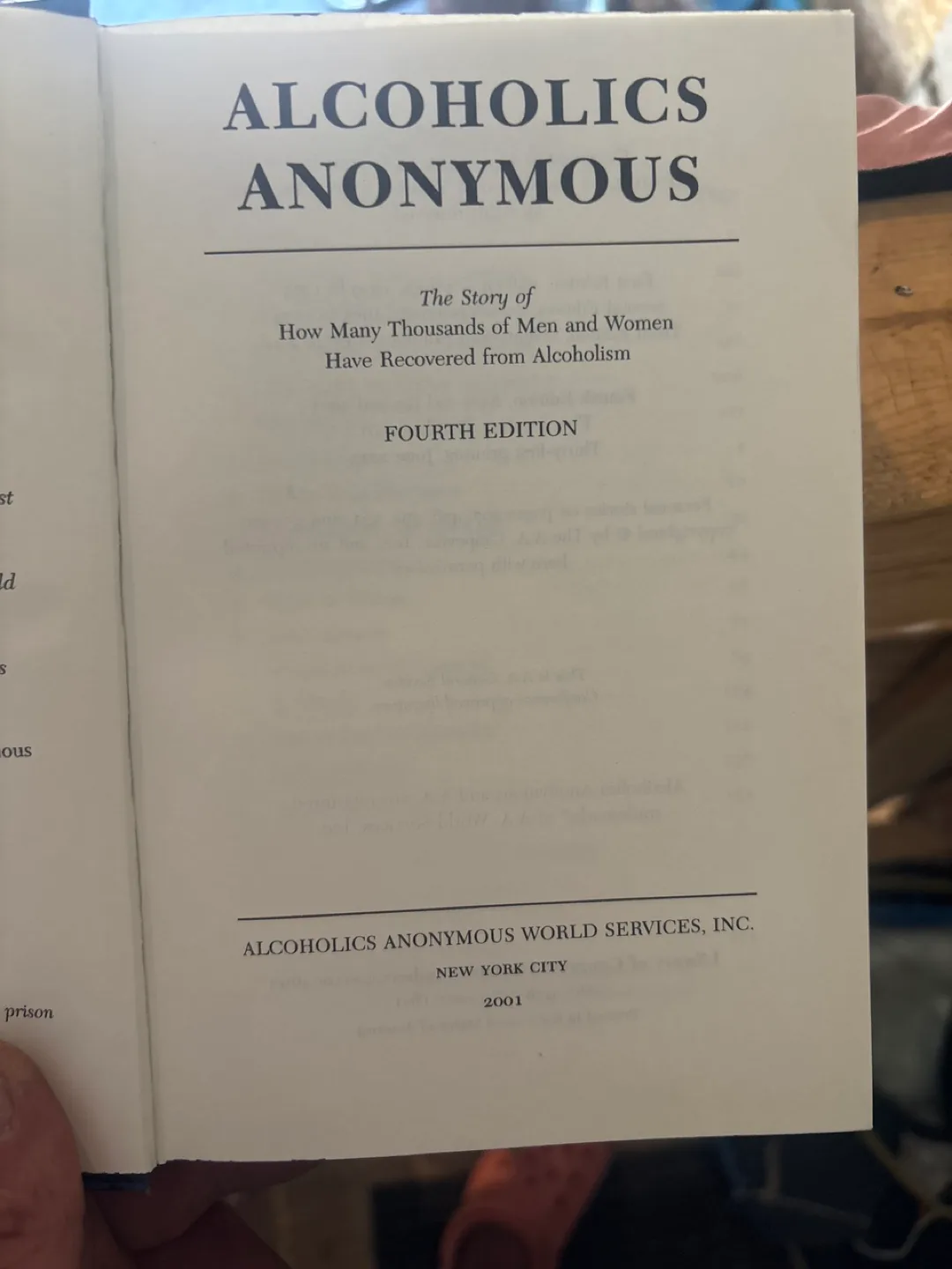 Alcoholics Anonymous - Fourth Edition image indicator(2)