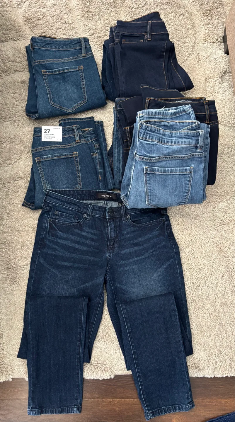 NEW Joe Fresh Jeans, Sizes 26-28 thumbnail