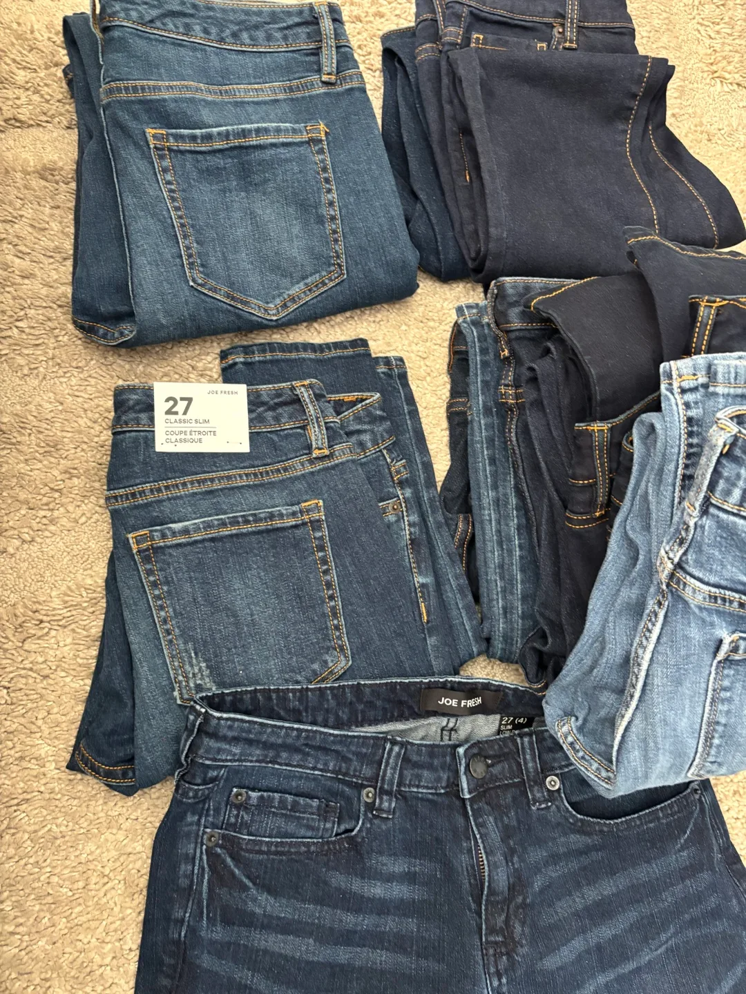 NEW Joe Fresh Jeans, Sizes 26-28 image indicator(2)