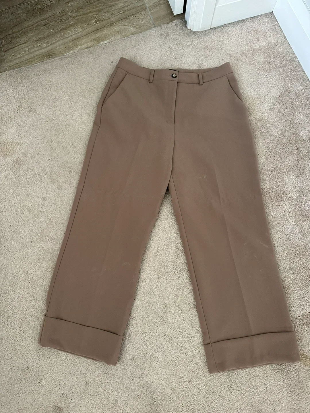 Dynamite Cropped Trousers - Size 12 thumbnail