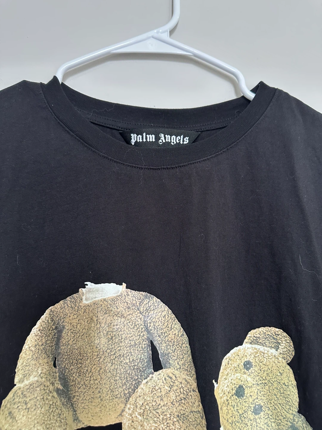 Palm Angels Black Bear T-Shirt - photo 2