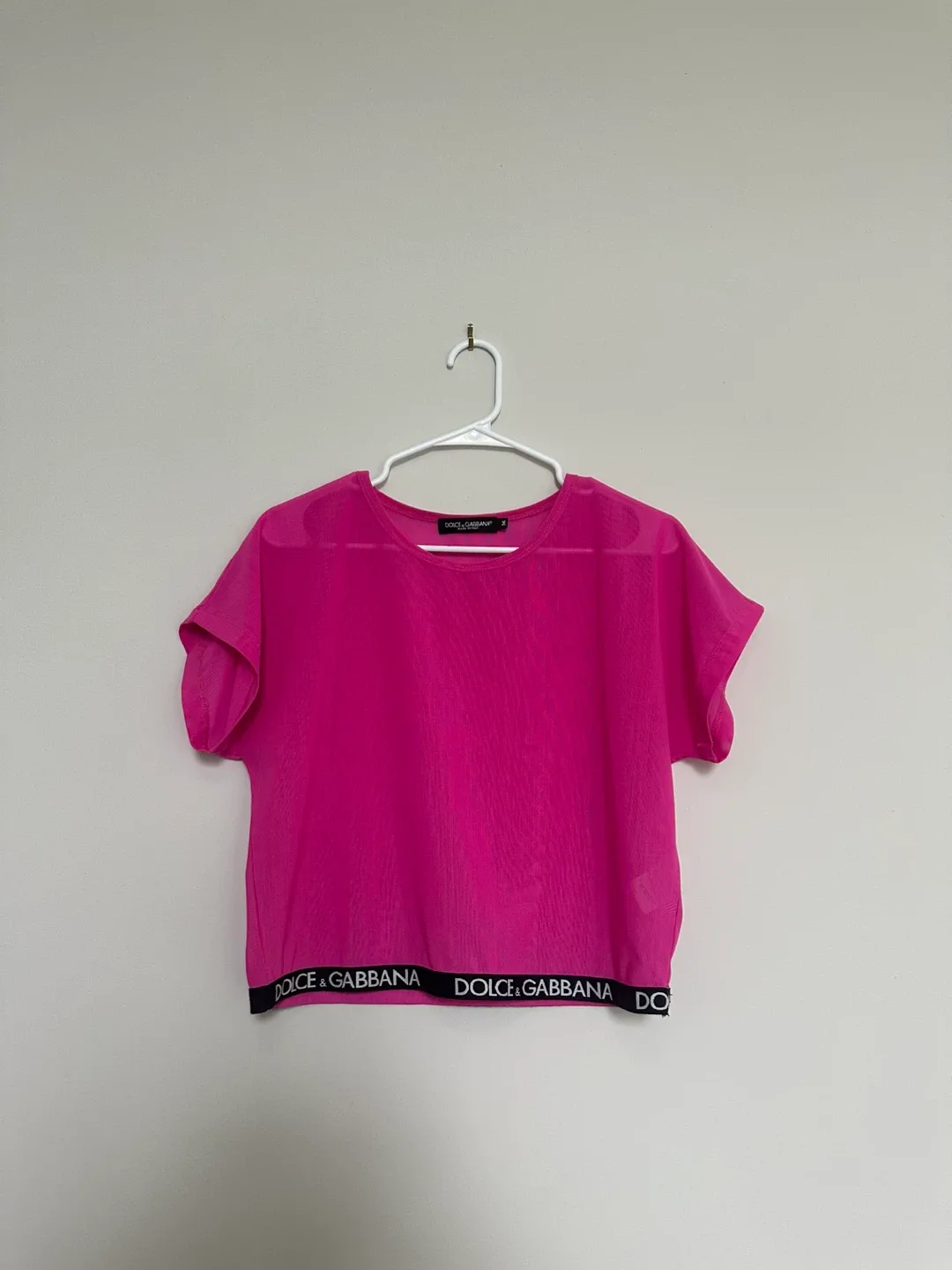 Dolce & Gabbana Pink Top - Size 36 thumbnail