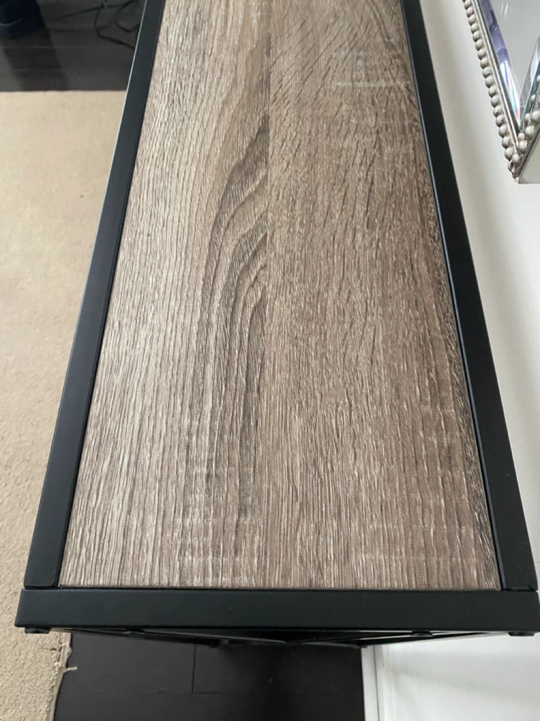 Console Table with Metal Frame - photo 3