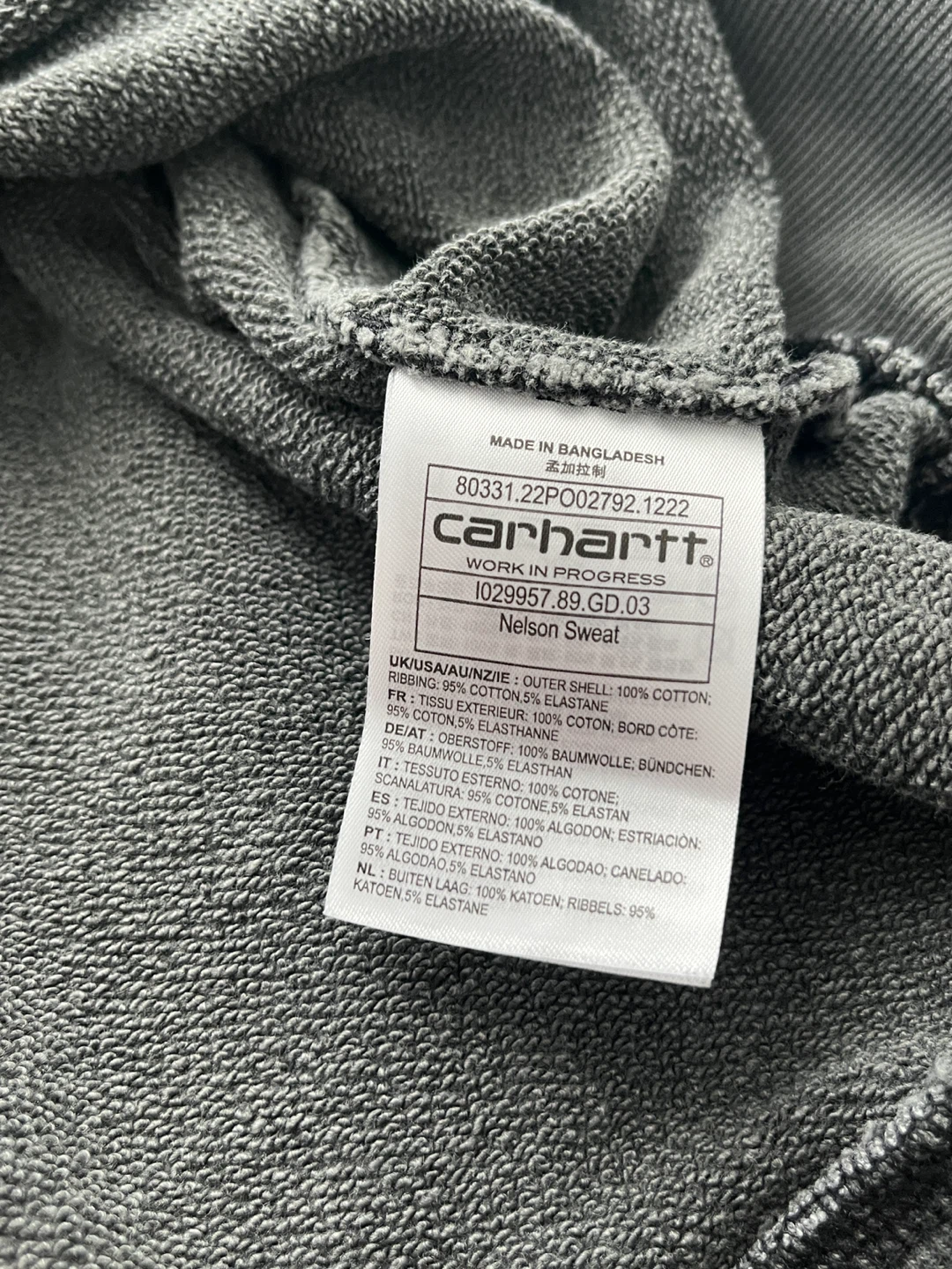Carhartt WIP Men’s Grey Sweater Size Large - photo 5