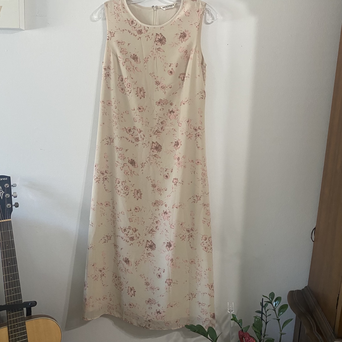 Backgammon Sleeveless Floral Dress