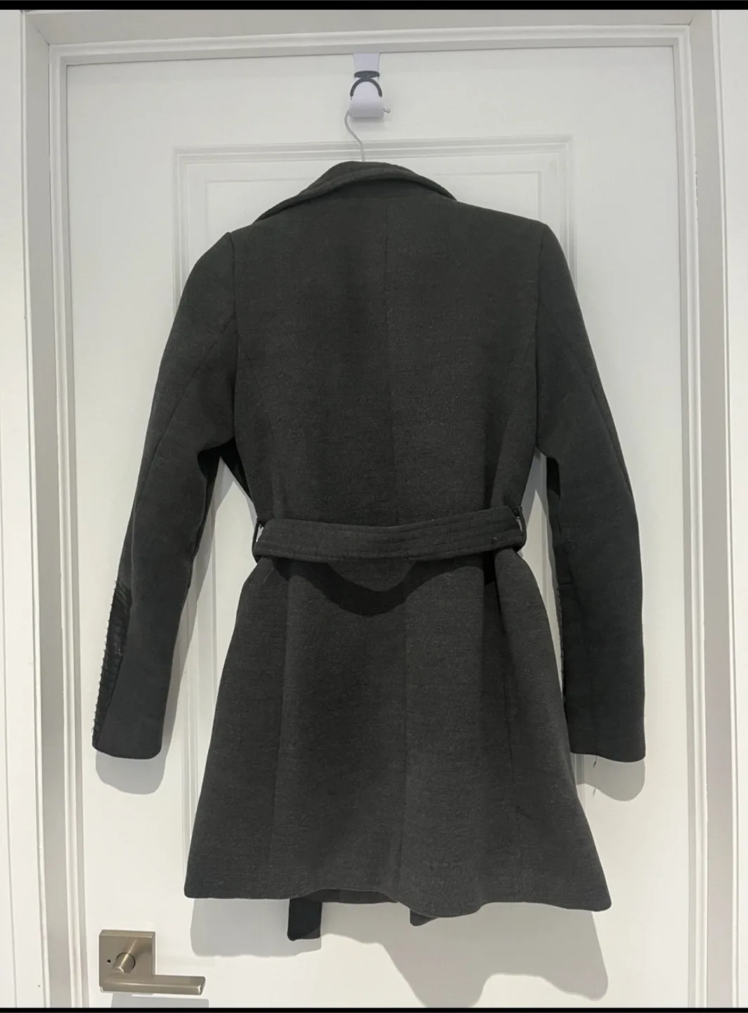 Vero Moda Gray Wool Blend Coat - Size XS image indicator(3)