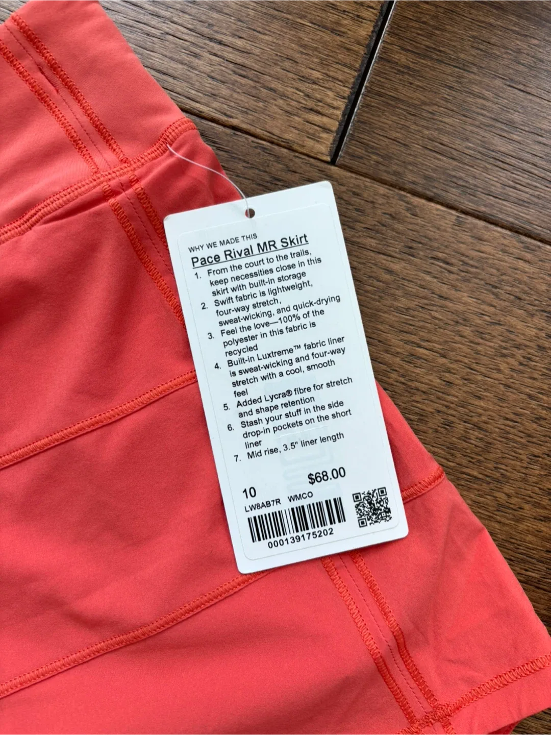 lululemon Pace Rival Mid Rise Skirt image indicator(3)