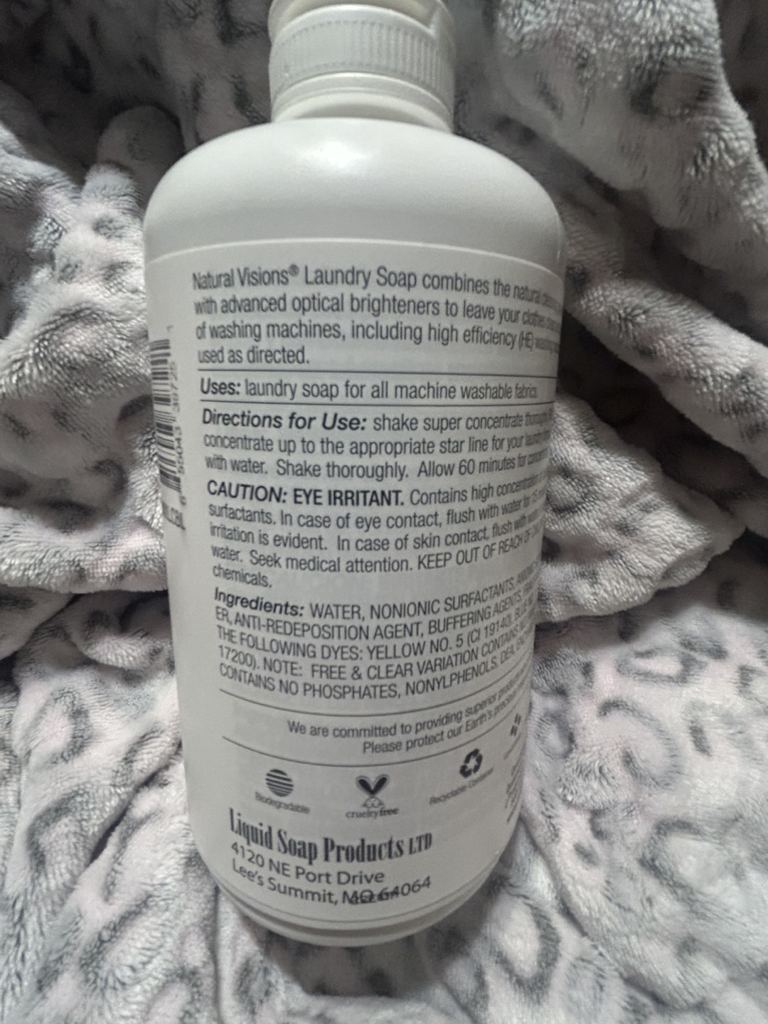 Natural Visions Laundry Soap Super Concentrate - photo 3
