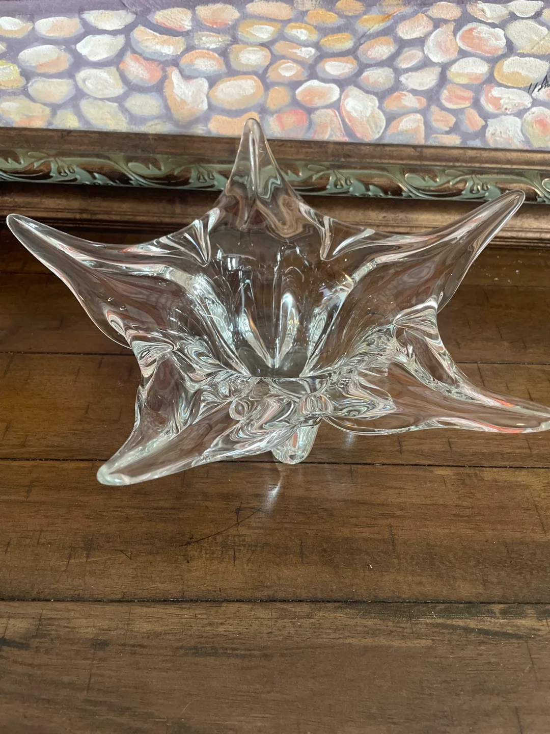 Clear Glass Star Shaped Bowl image indicator(4)