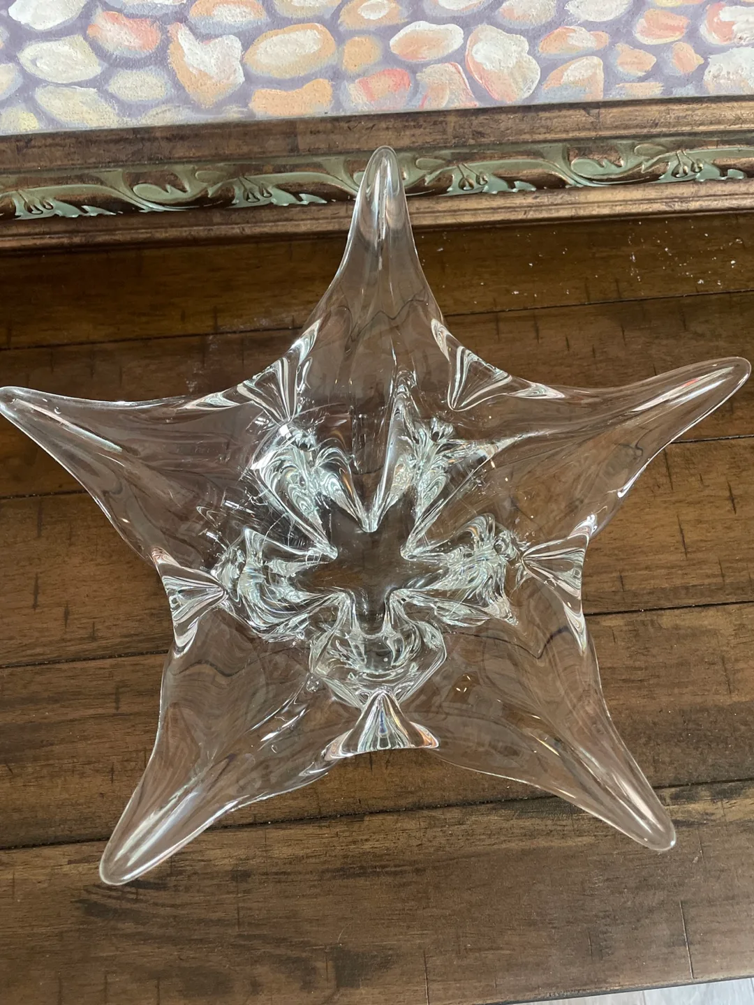 Clear Glass Star Shaped Bowl image indicator(2)