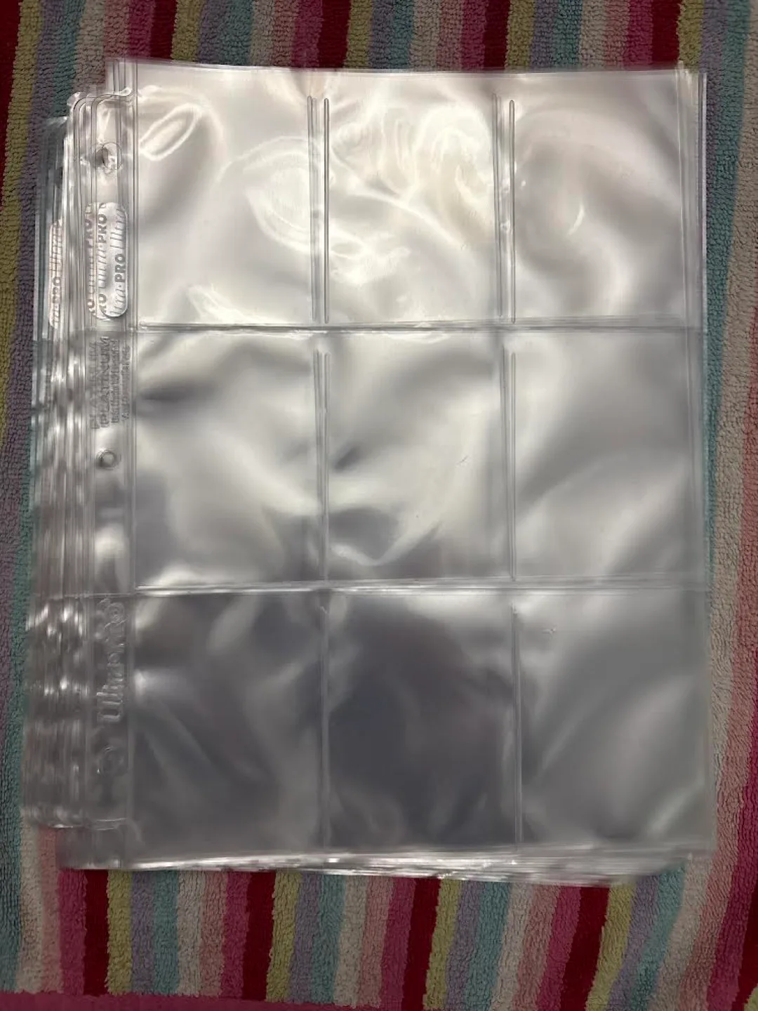 UltraPro 9-pocket card pages (31 pages, barely used) thumbnail