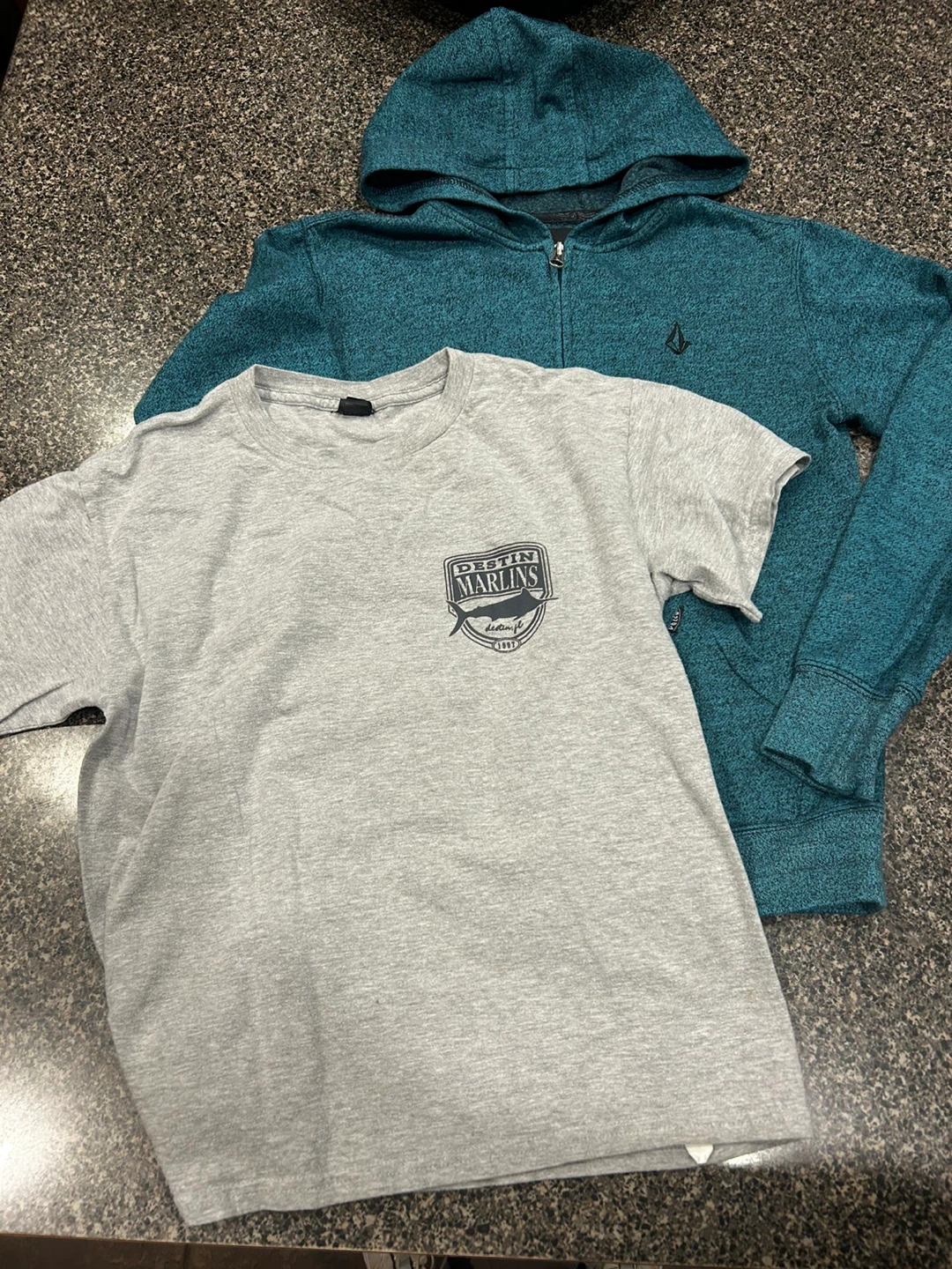 Destin Marlin T-shirt & Volcom Hoodie