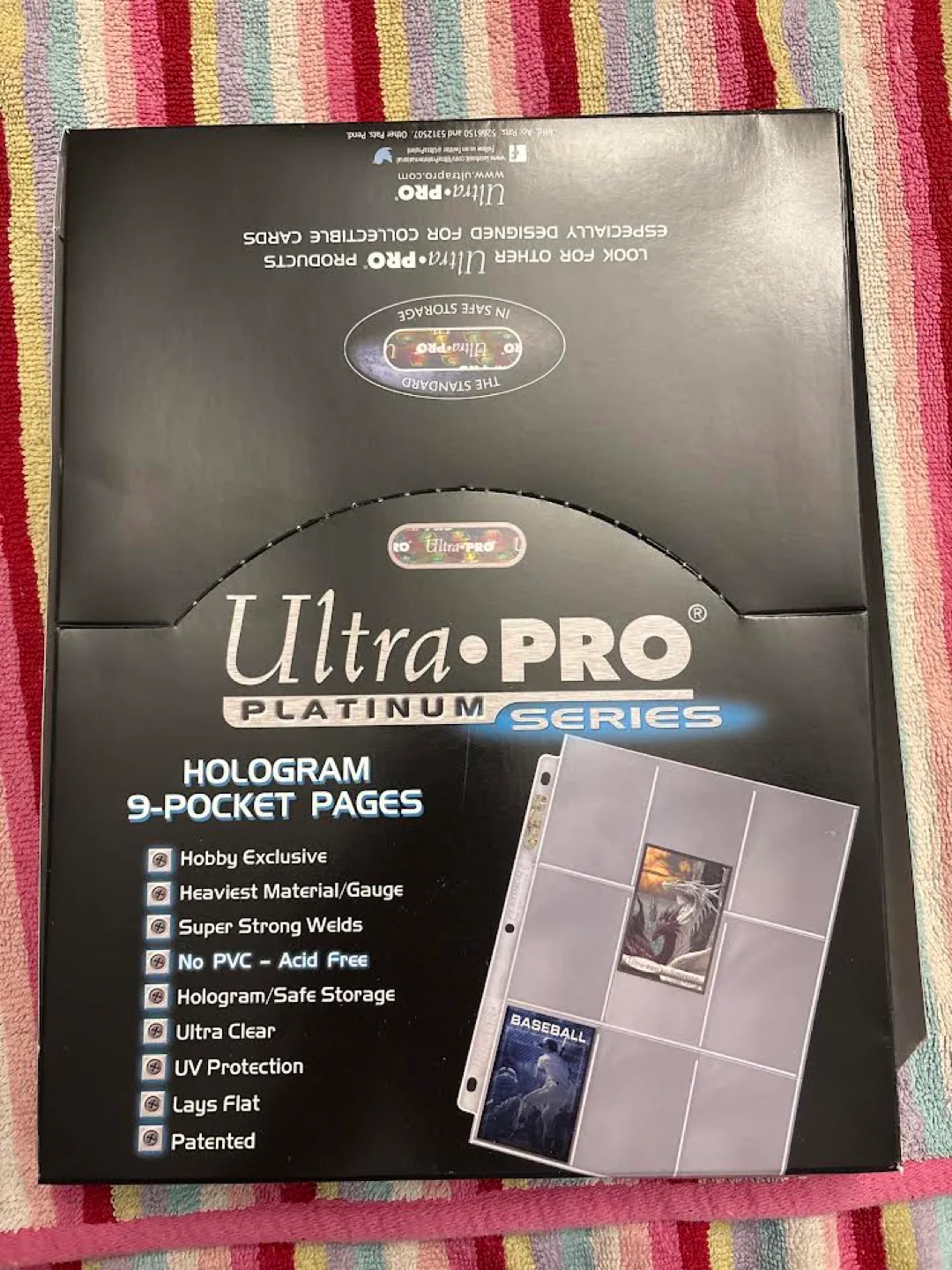 UltraPro 9-pocket card pages (61 pages, never used) thumbnail