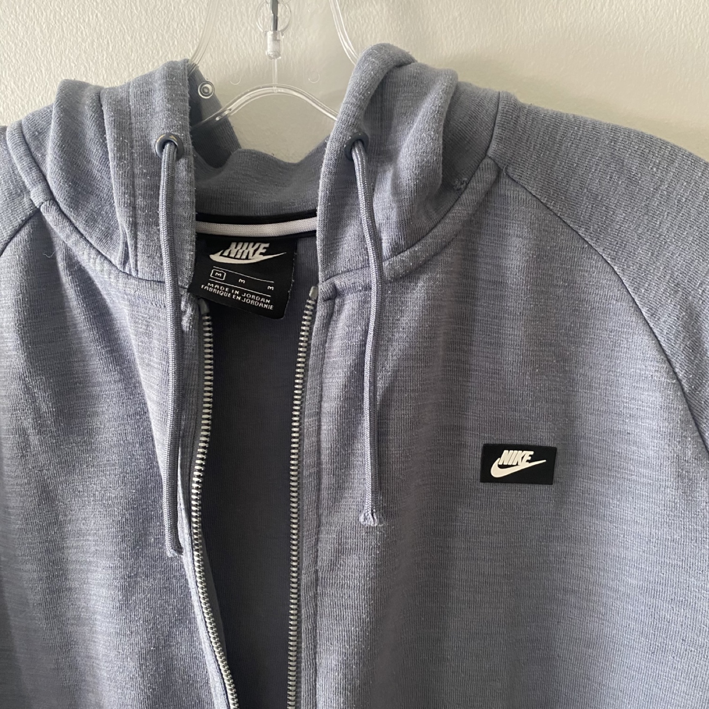 Nike Gray Zip-Up Hoodie - Size M - photo 2