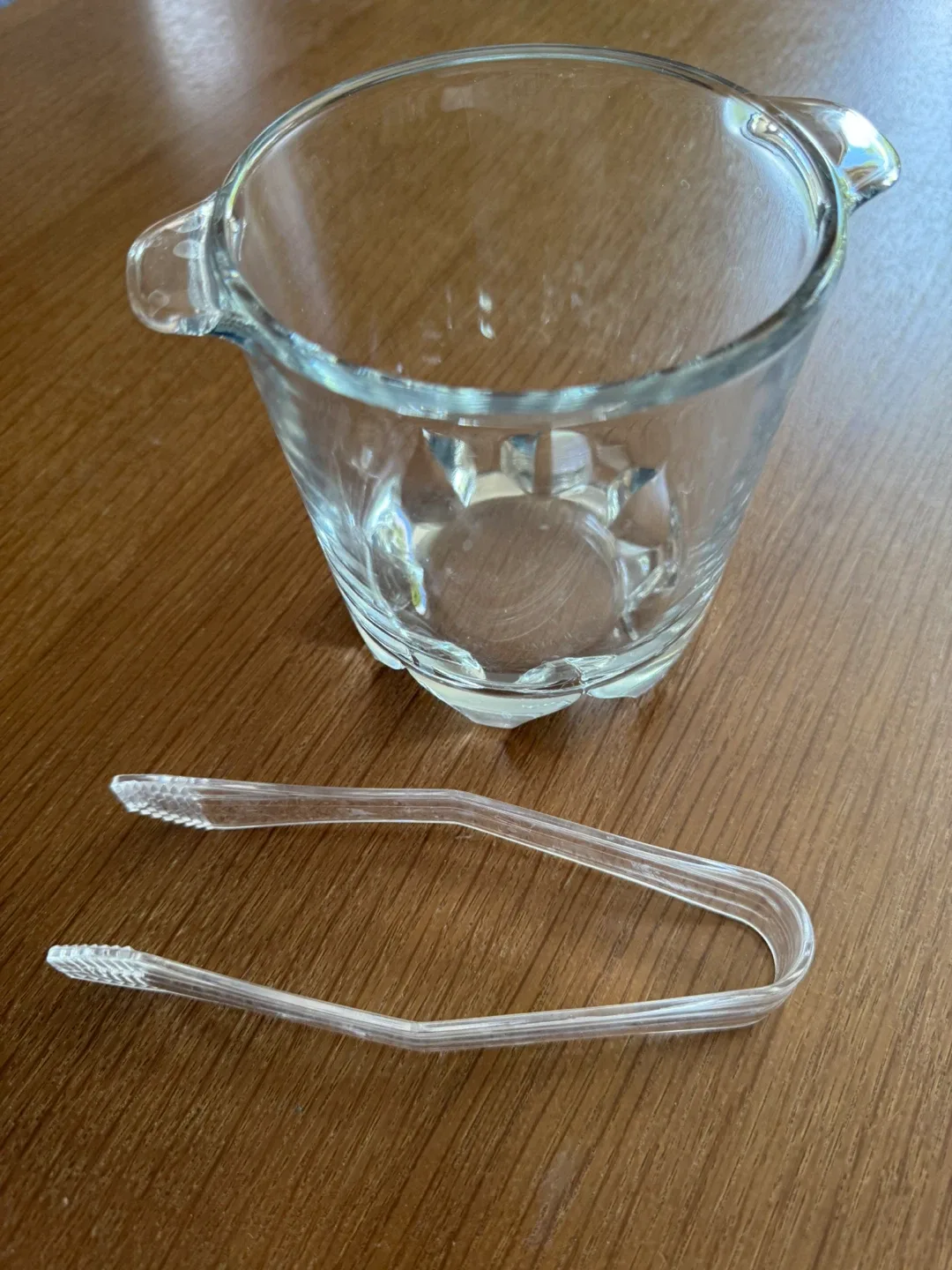 Glass Ice Bucket with Tongs thumbnail