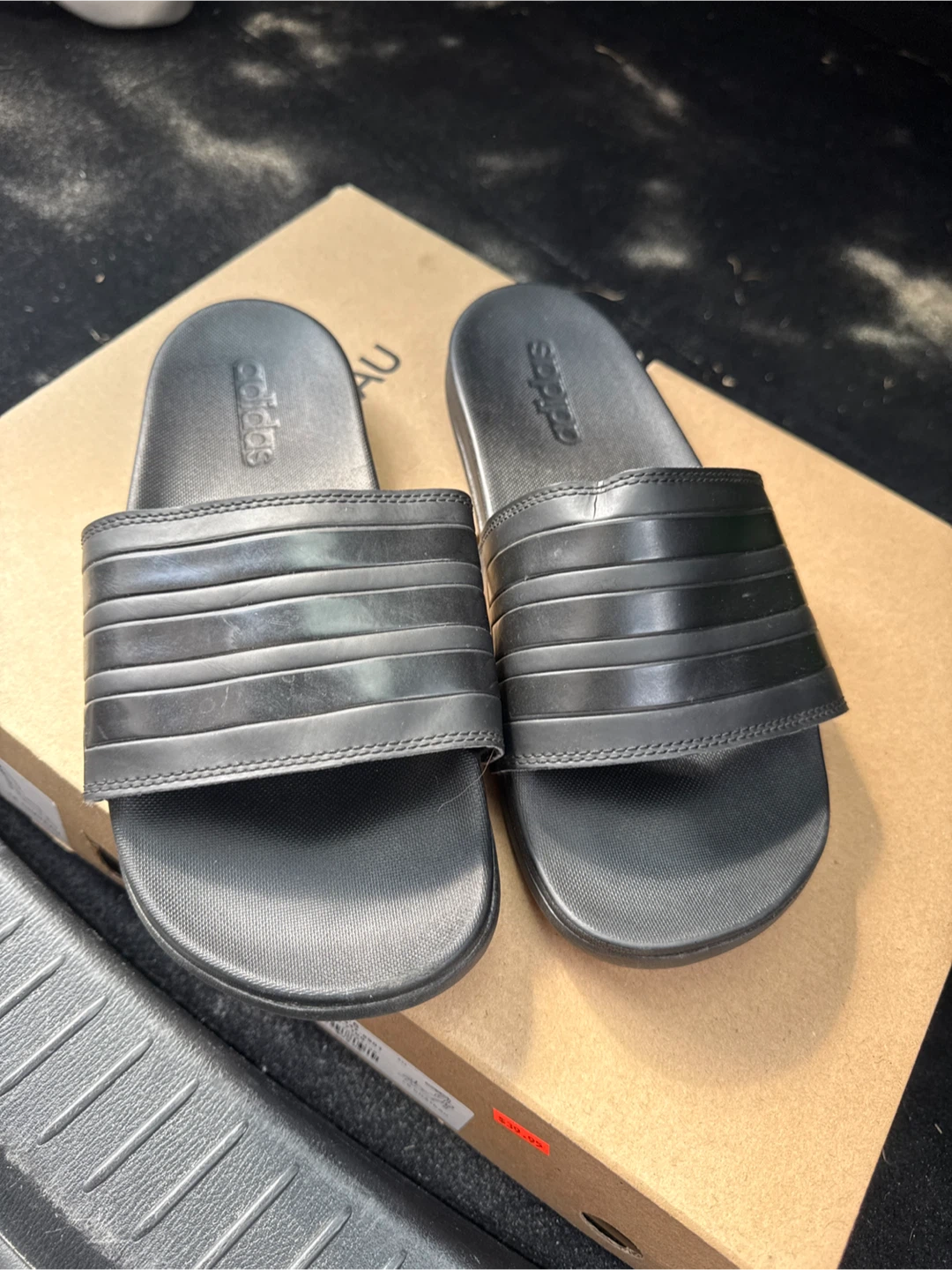 Adidas Adilette Comfort Slides - Black