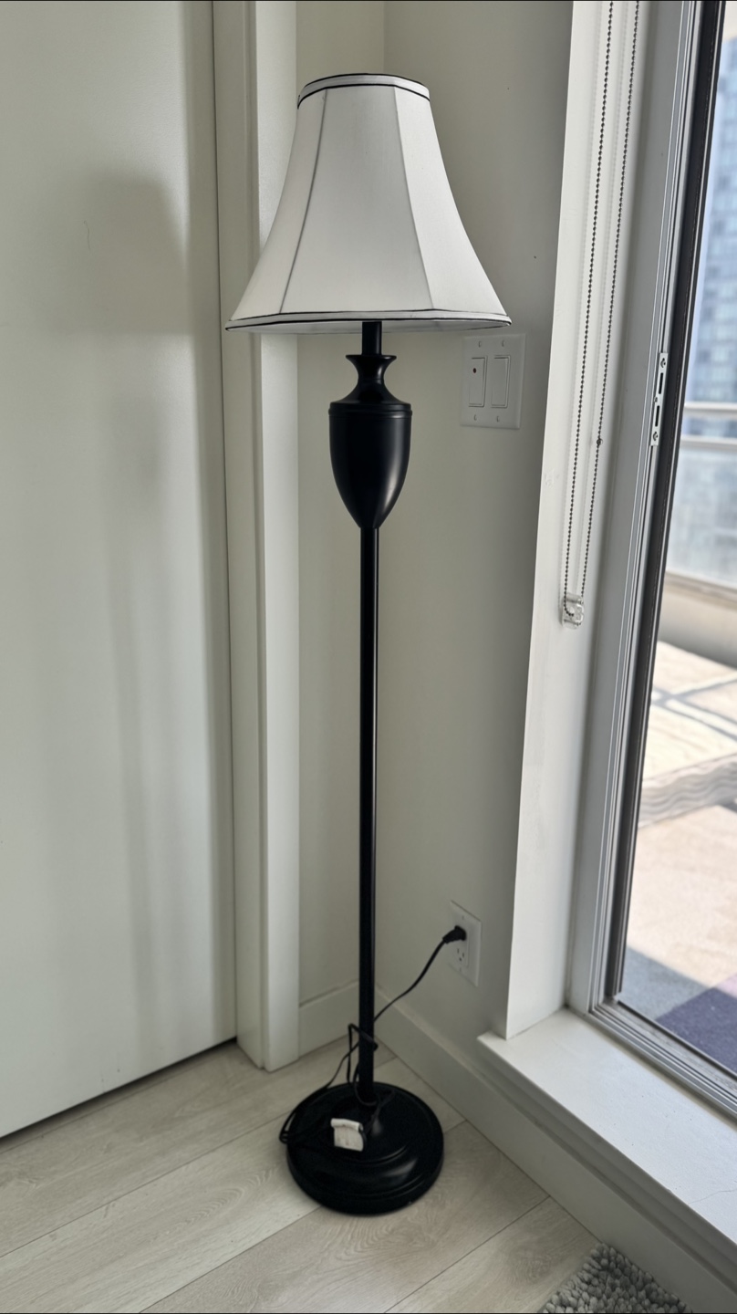 Floor Lamp - Black & White