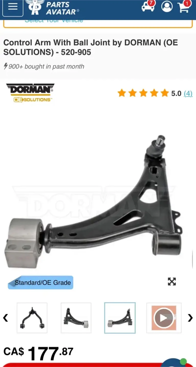 Dorman Control Arm Ball Joint Impala image indicator(9)