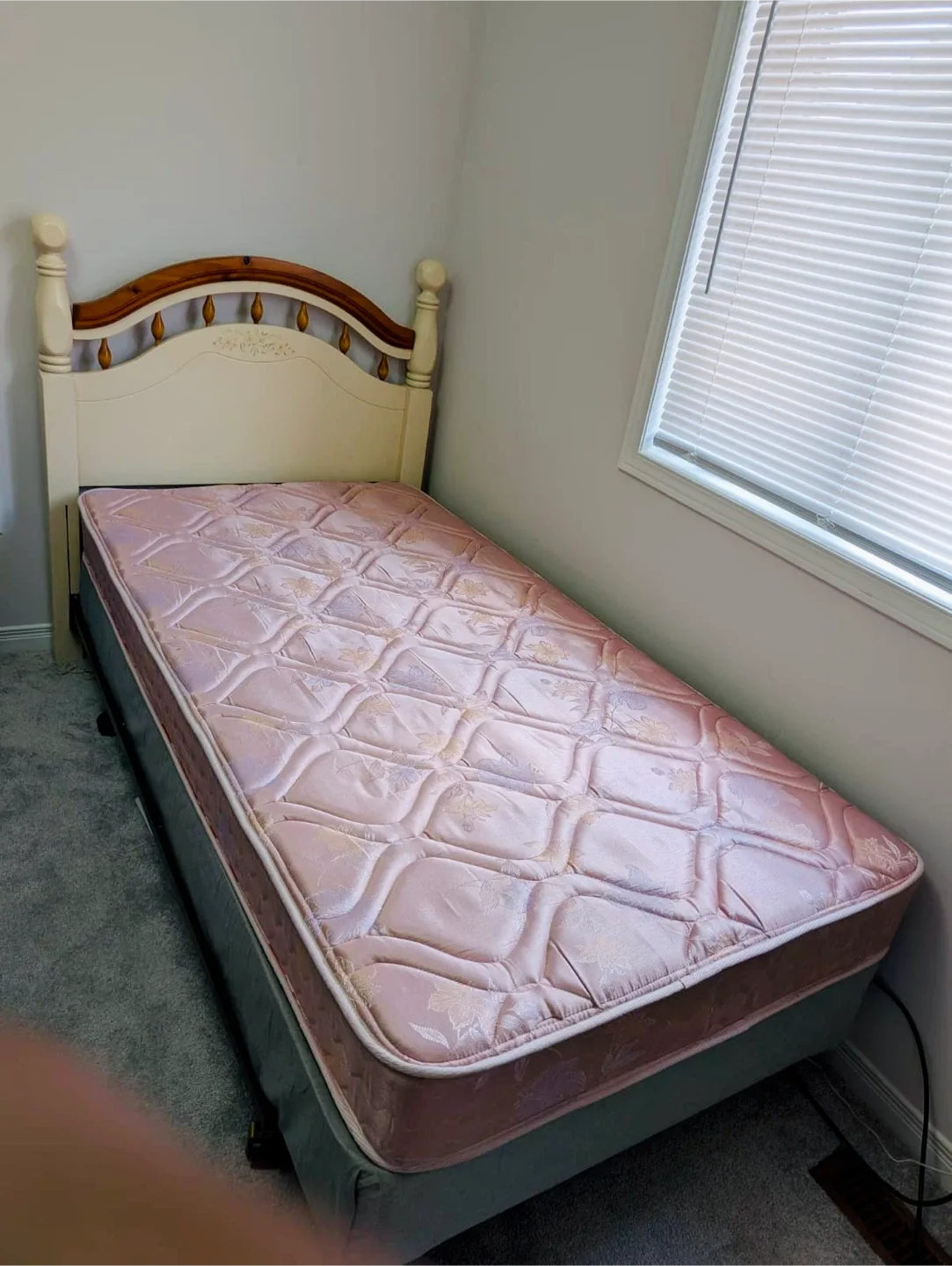 Single Bed Frame with Mattress thumbnail