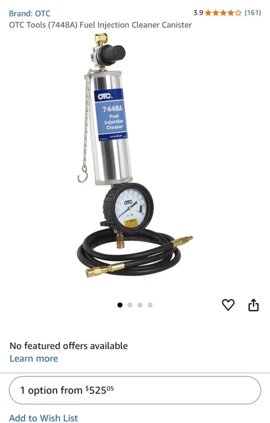 OTC Fuel Injection Cleaner Canister image indicator(2)