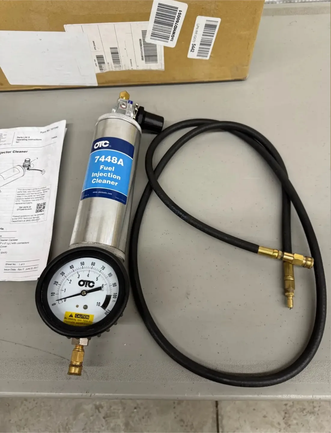 OTC Fuel Injection Cleaner Canister image indicator(6)