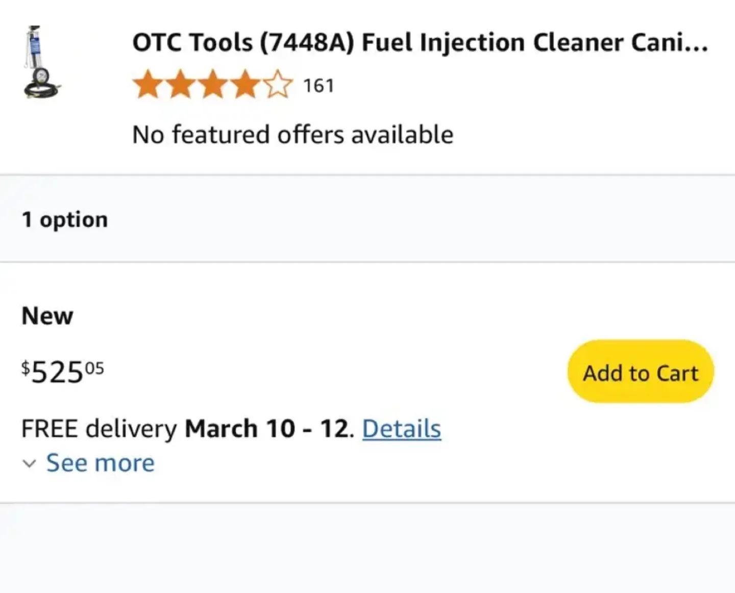 OTC Fuel Injection Cleaner Canister image indicator(3)