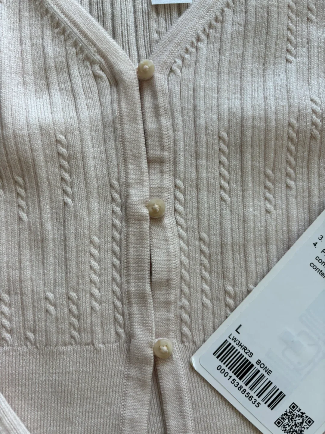 lululemon Ribbed Merino Wool Cropped Cardigan image indicator(3)