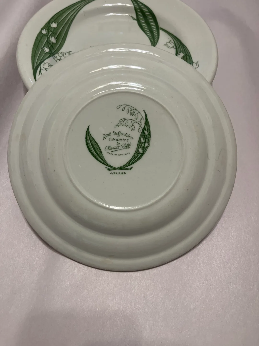 🥕Set of 6 - Royal Staffordshire Clarice Cliff Plates image indicator(3)