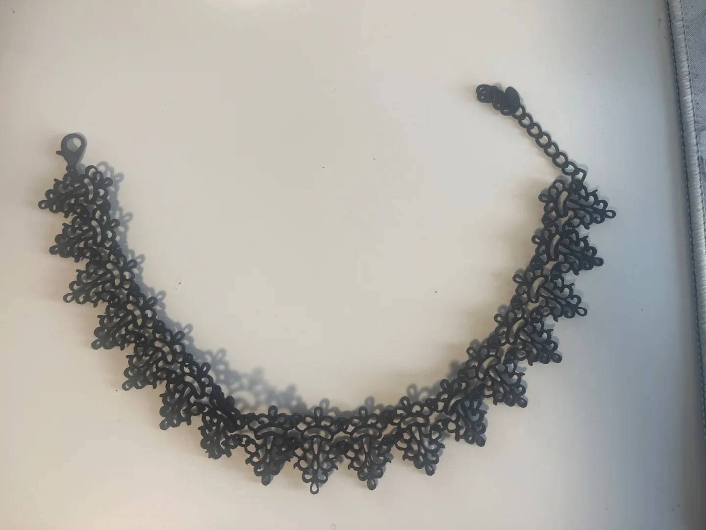 Black Lace Choker Necklace thumbnail