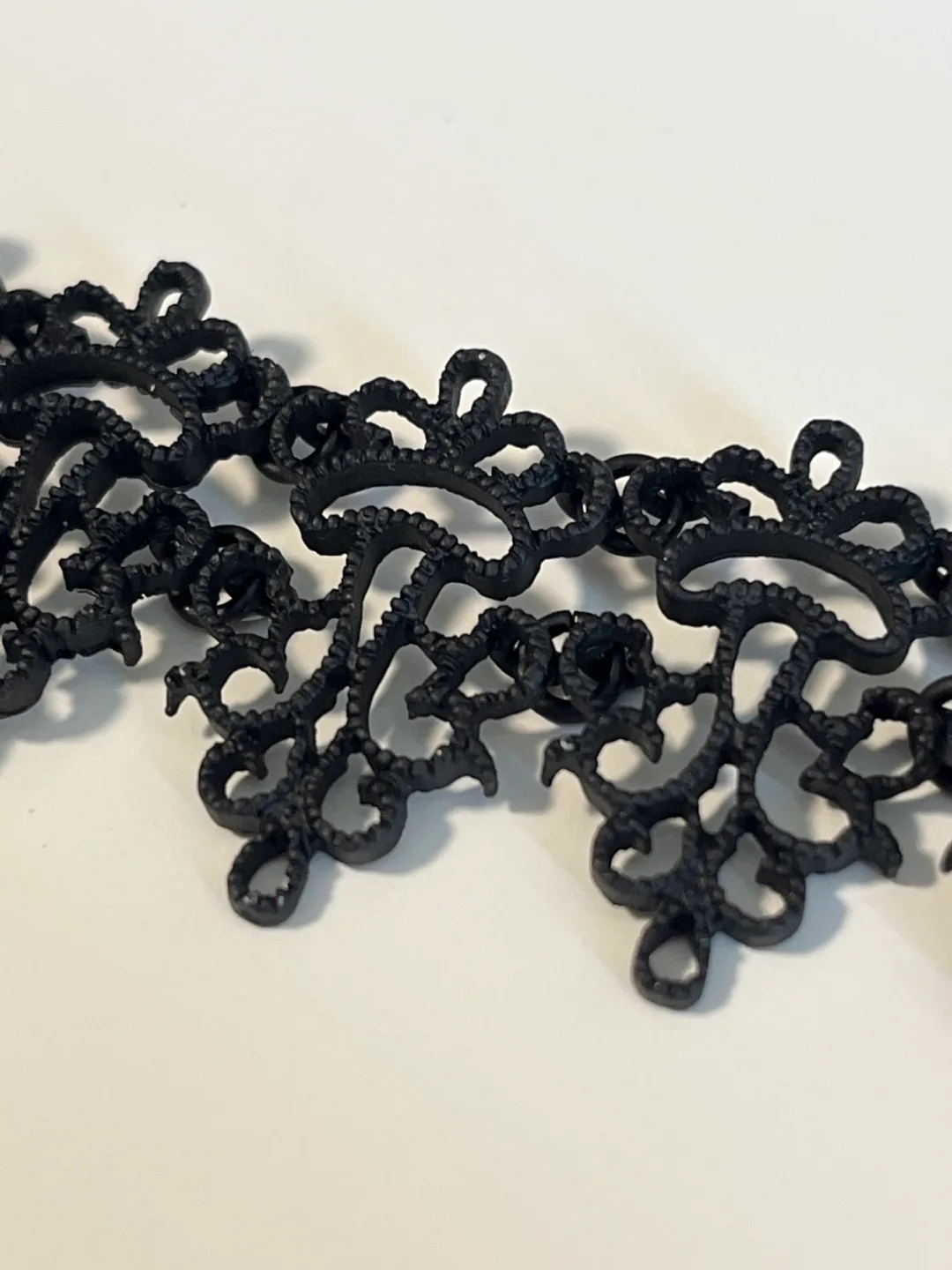 Black Lace Choker Necklace image indicator(2)