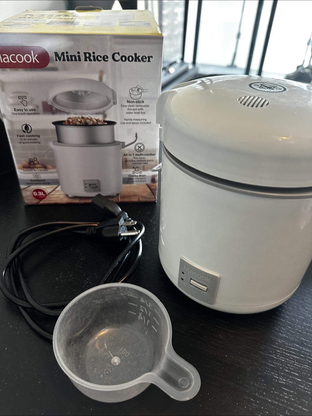 Macook Mini Rice Cooker - 0.3L Capacity
