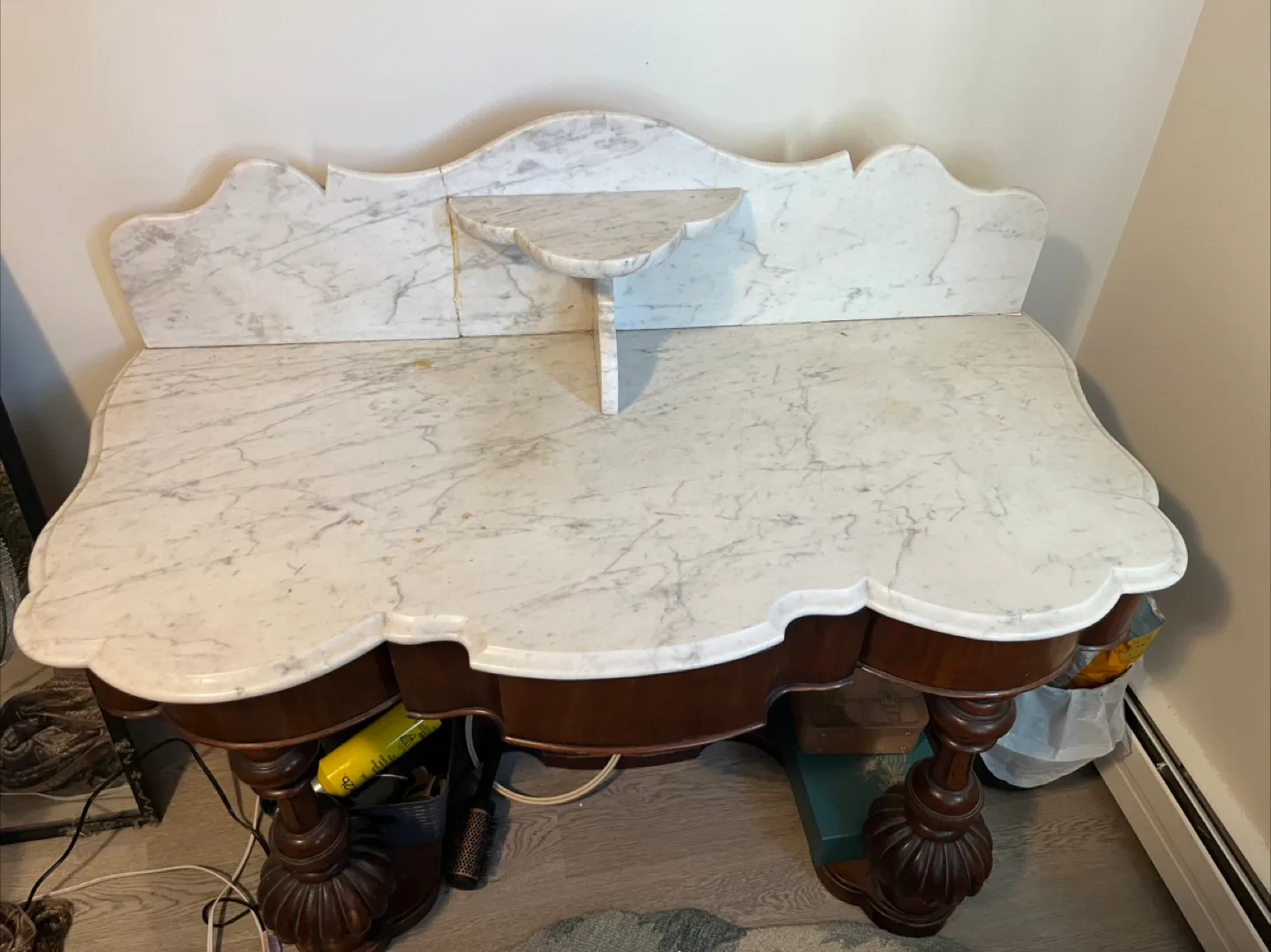 Marble Top Vanity/dressing table