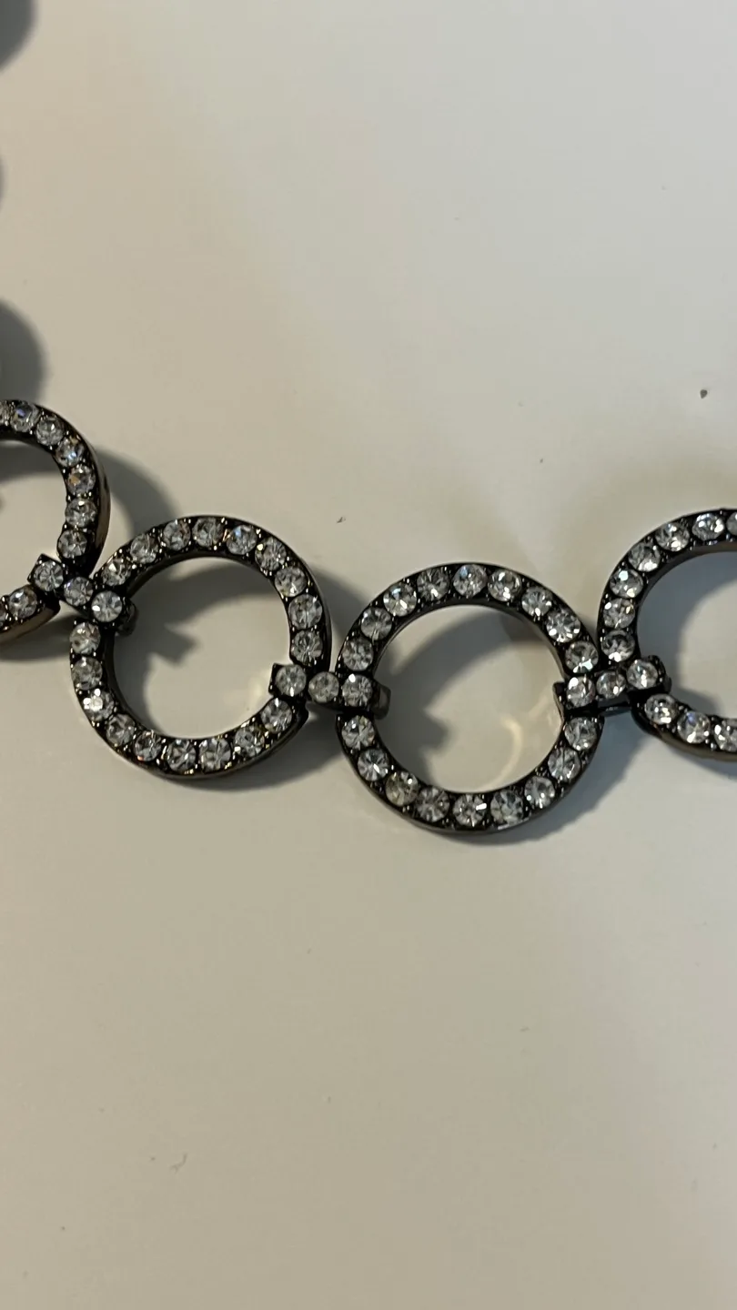 Rhinestone Circle chocker thumbnail