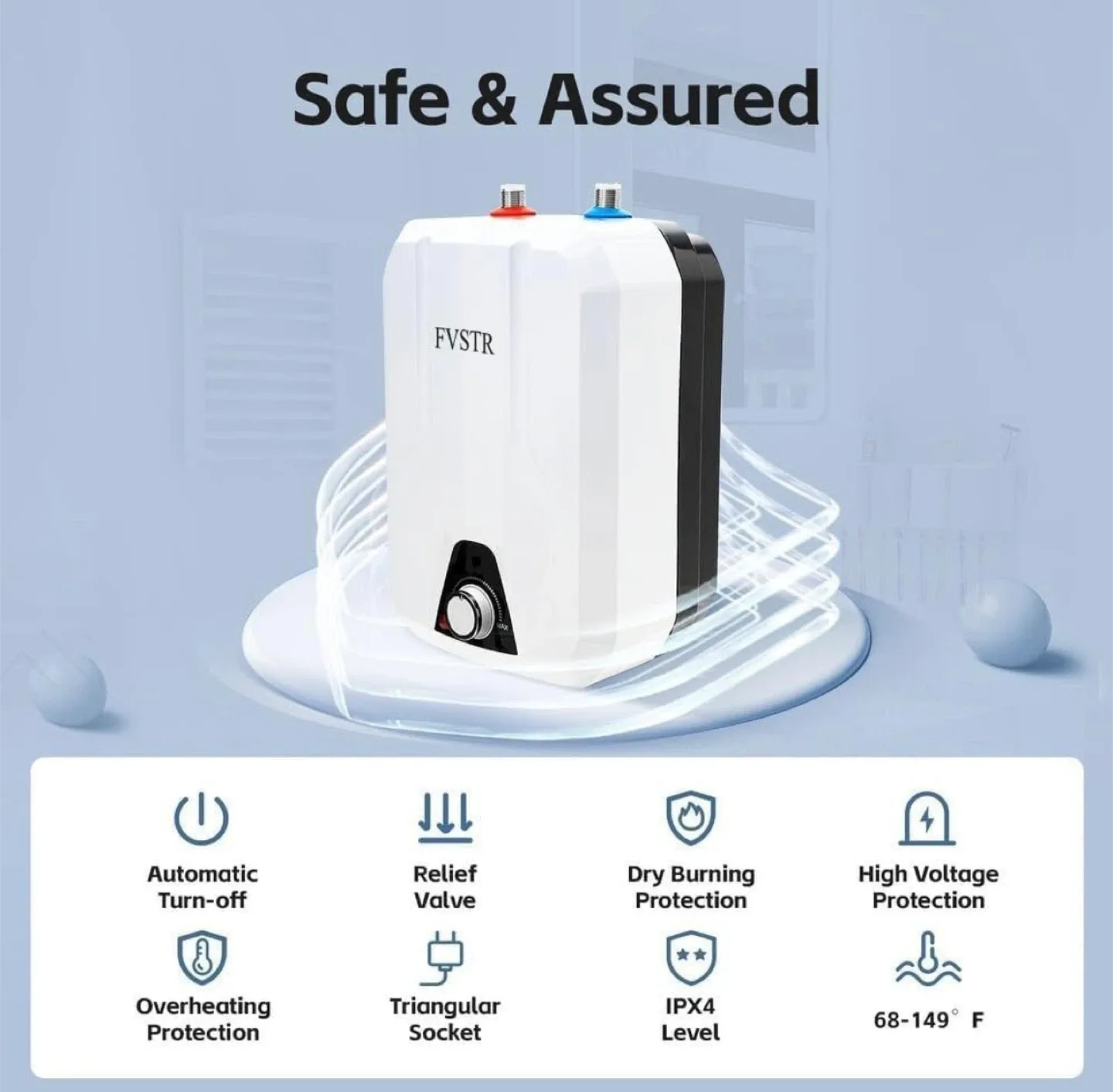FVSTR Electric Water Heater - Like New! thumbnail
