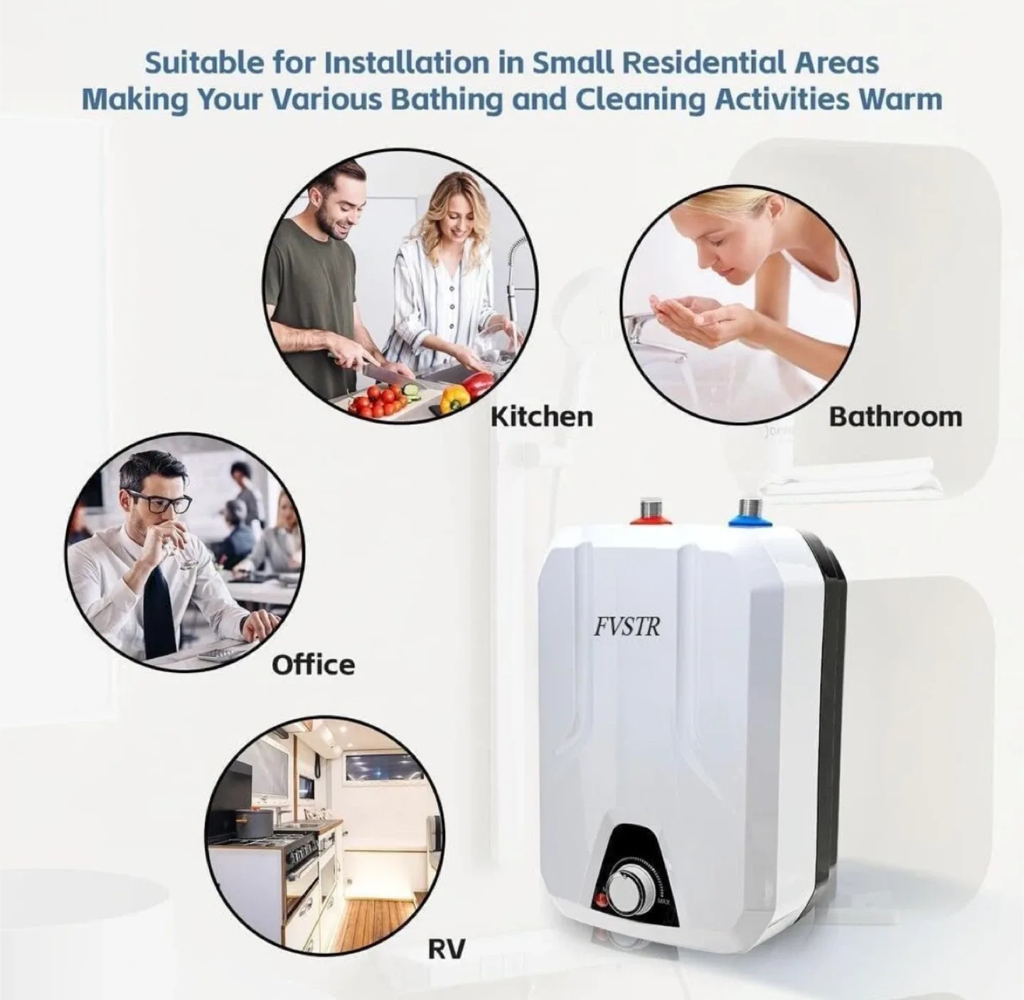 FVSTR Electric Water Heater - Like New! image indicator(8)