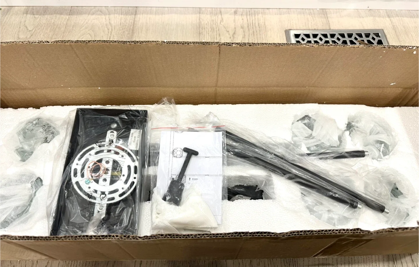 Black 8-Light Crystal Pendant Lighting - NEW image indicator(2)