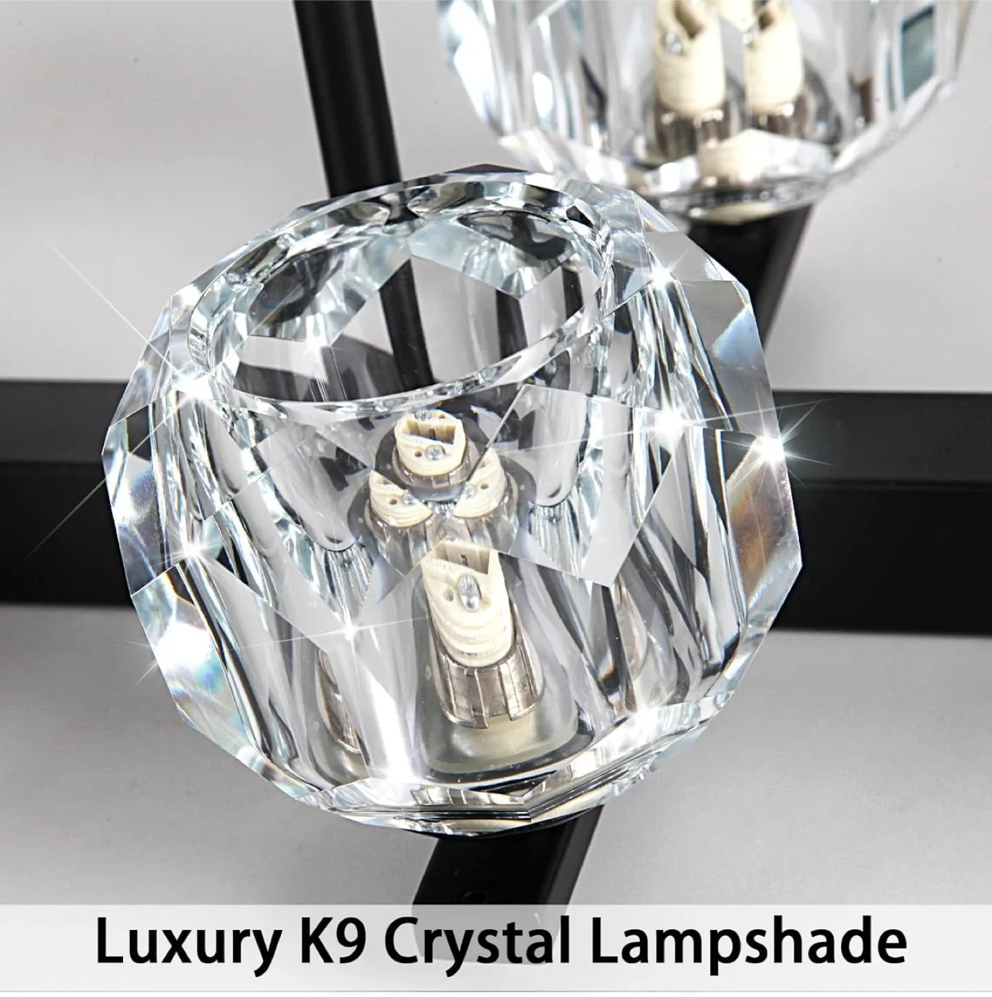 Black 8-Light Crystal Pendant Lighting - NEW image indicator(9)