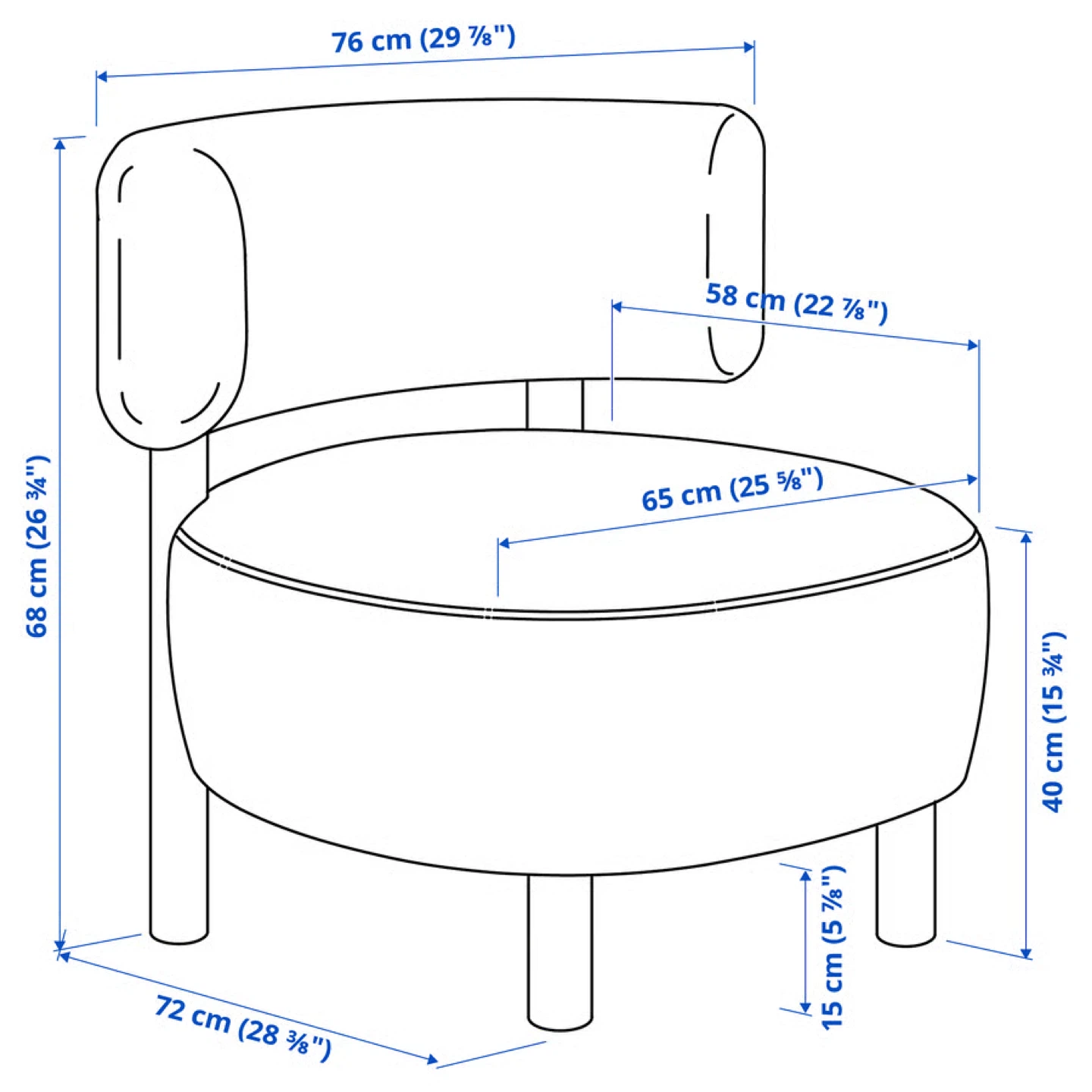 IKEA Lounge Chair STOCKHOLM 2025 - photo 4