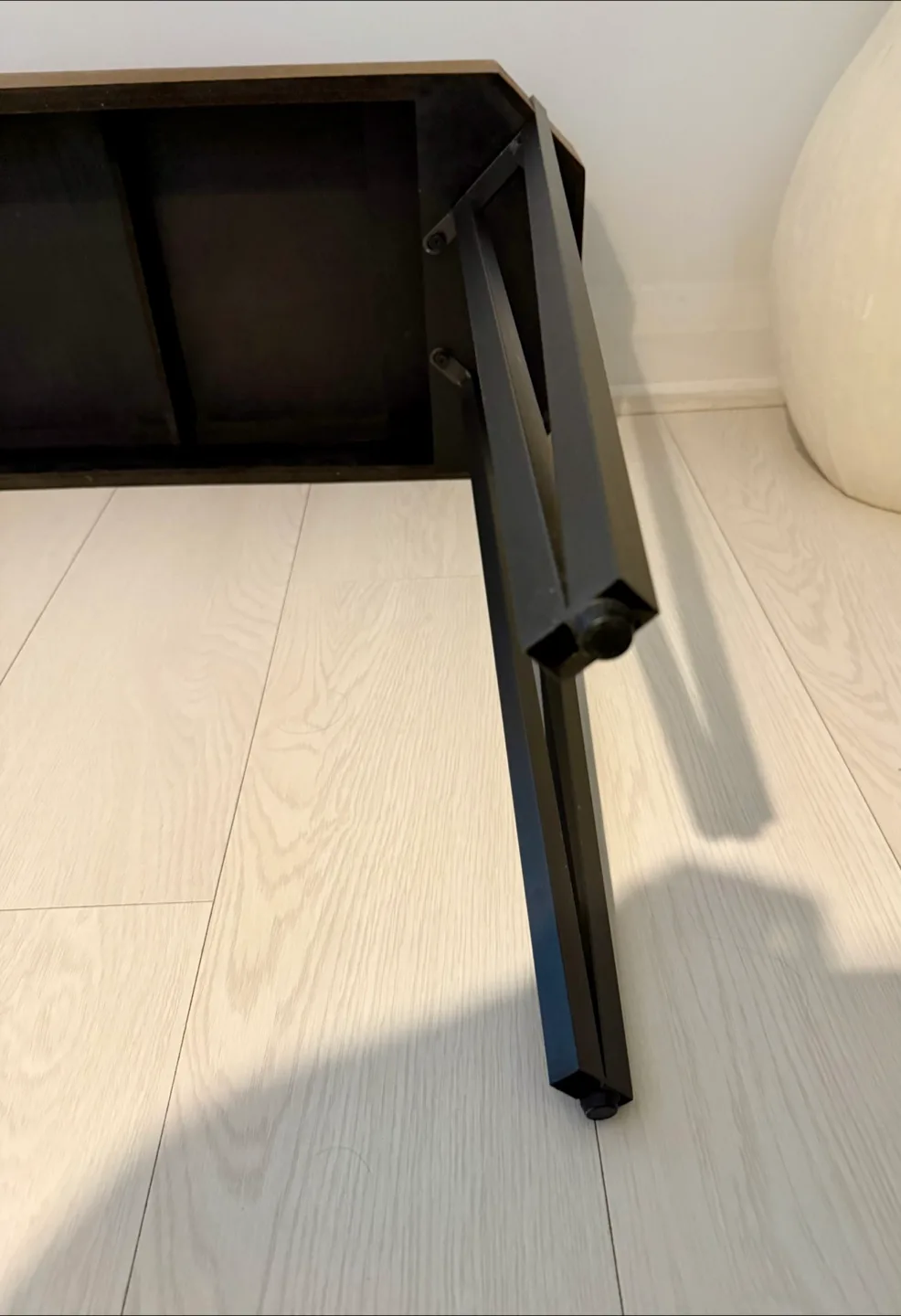 “Like New” STRUCTUBE Wood Console Table with Metal Legs image indicator(9)