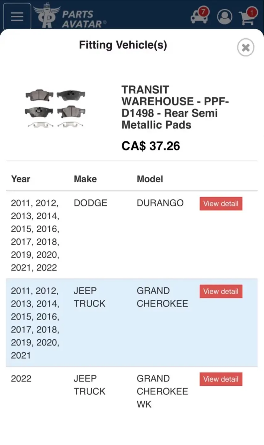 Dodge/Jeep Performance Rotors + Pads image indicator(3)
