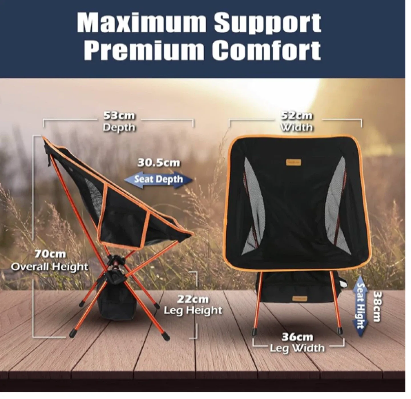 Trekology YIZI GO Portable Camping Chair image indicator(3)