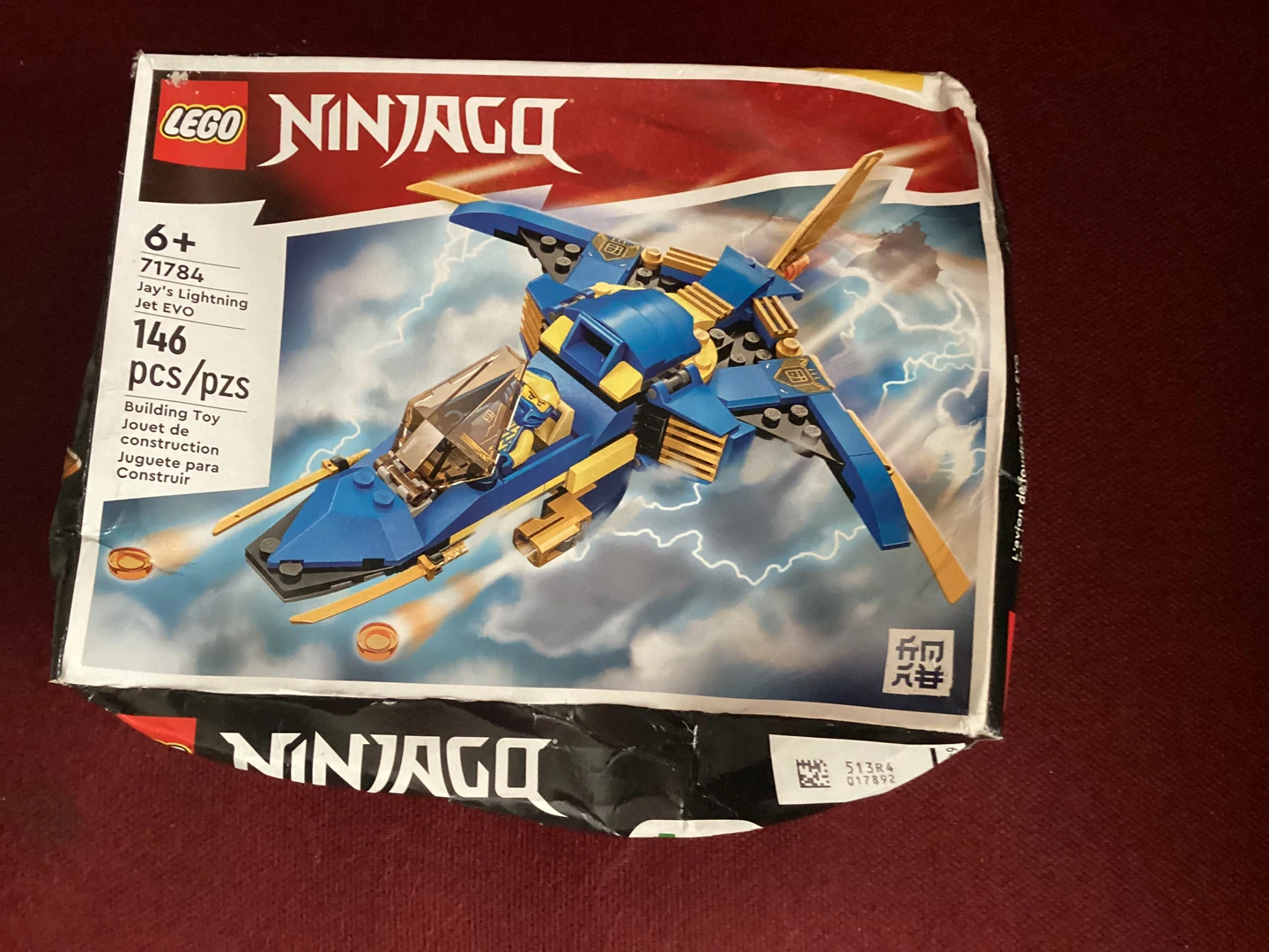 New in box LEGO Ninjago Jay's Lightning Jet EVO 71784 (New)