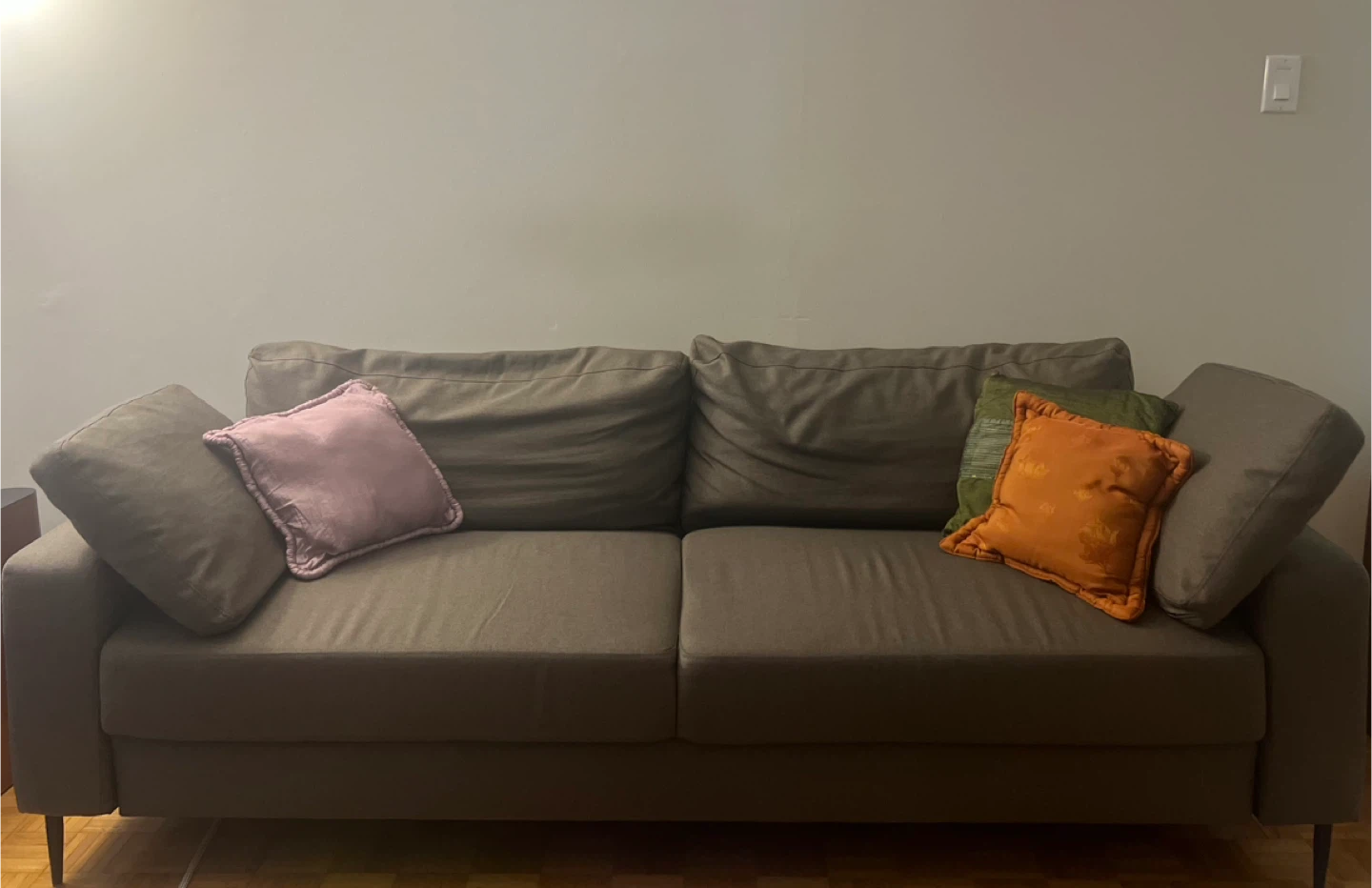 Jeses Minimore Modern Style Sofa - Brown Linen - photo 2