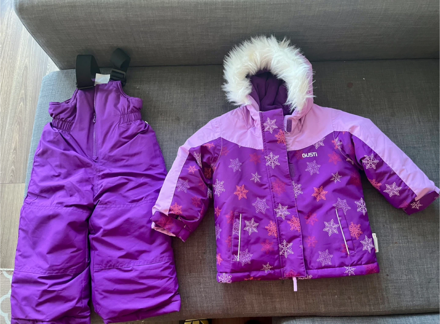 Gusti Purple Snowsuit Set