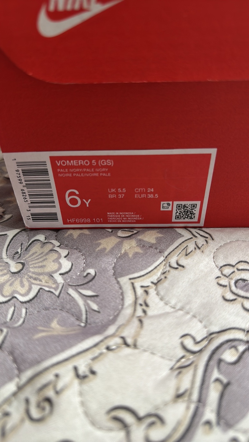 Nike Vomero 5 (GS) Pale Ivory Size 6Y - photo 2