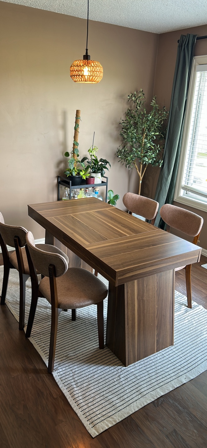 Dining Table with Chairs - Wood Finish - photo 3