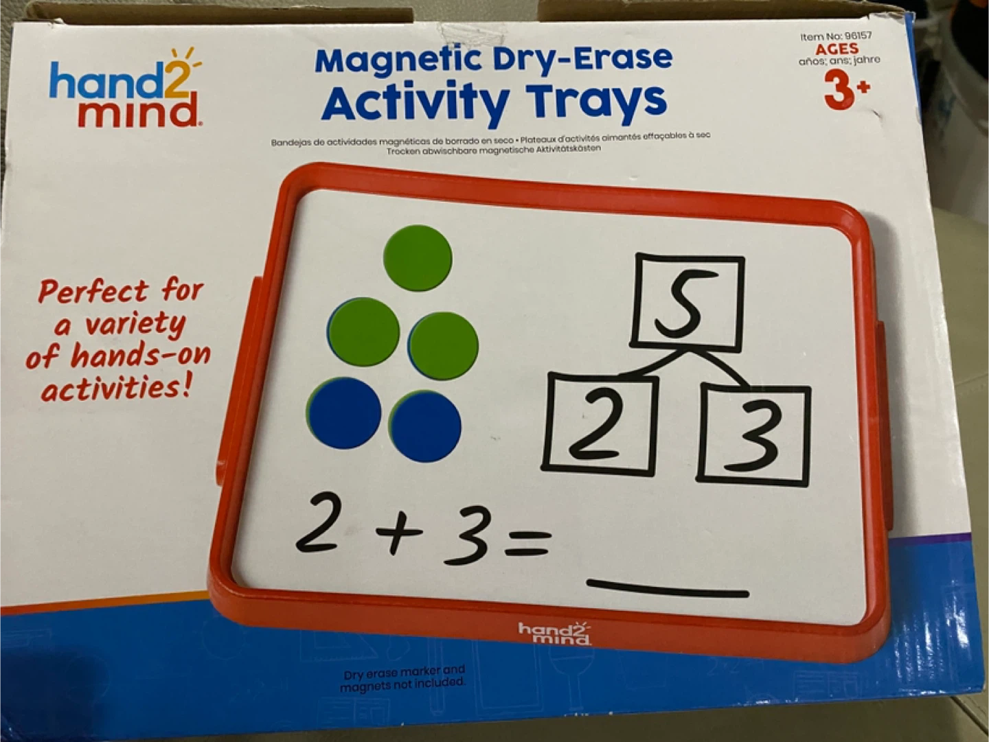 Hand2mind Magnetic Dry-Erase Activity Trays - photo 4